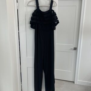 Amazon Essentials Black Off-Shoulder Jumpsuit